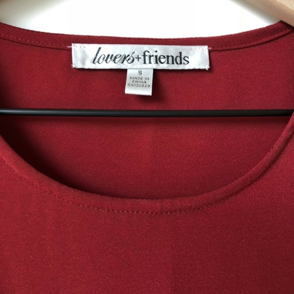 Lovers + Friends Dress Tunic Red - Picture 4 of 6